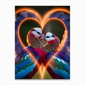 Love Birds 1 Canvas Print