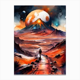 Out of this World - The Path Ahead Canvas Print