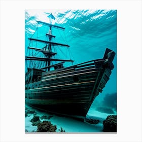 Pirate Shipwreck Canvas Print
