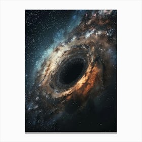 Black Hole In Space 8 Canvas Print