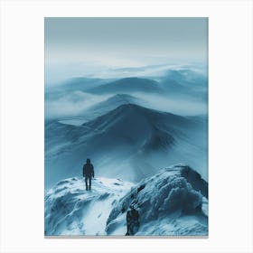 Snowy Mountain Canvas Print