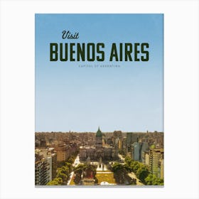 Visit Buenos Aires Canvas Print