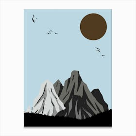 Mountain Scene Canvas Print