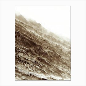 Waves Of The Sea Canvas Print