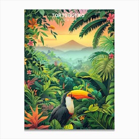 Toucan In The Jungle 2 Canvas Print