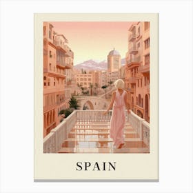 Vintage Travel Poster Spain 2 Canvas Print