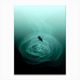 Boat In The Water Canvas Print