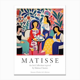 Tea Time, The Matisse Inspired Art Collection Poster Canvas Print