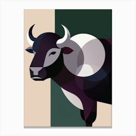 Bull Illustration Toile