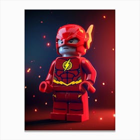 Flash Lego Canvas Print