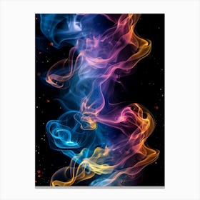 Abstract Smoke Background Canvas Print