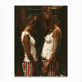 Two Women 7 Canvas Print