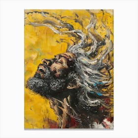 'The Man With The Hair' Canvas Print