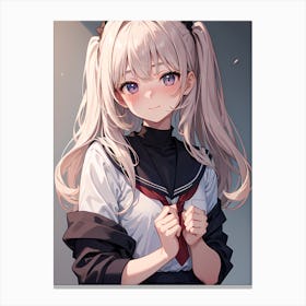 Anime Girl 1 Canvas Print