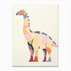 Nursery Dinosaur Art Parasaurolophus 5 Canvas Print