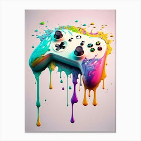 Video Game Controller Canvas Print