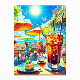 Iced Coffee 2 Canvas Print