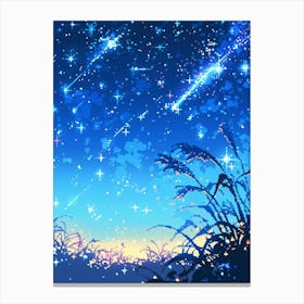 Sky With Stars Canvas Print