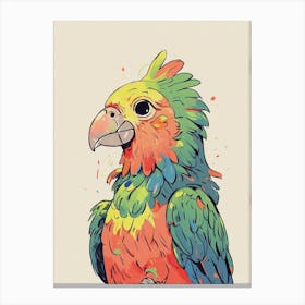 Colorful Parrot 5 Canvas Print