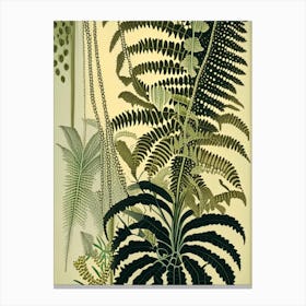 Netted Chain Fern Rousseau Inspired Canvas Print