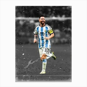 Lionel Messi Canvas Print