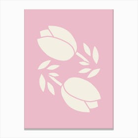 Tulips Pink Canvas Print