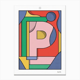 The Letter P Canvas Print