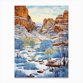 Zion National Park United States 2 Canvas Print