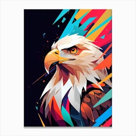 Abstract Eagle Canvas Print