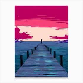 Pier a Canvas Print