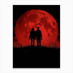 Blood Moon Canvas Print