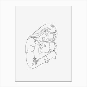 Mother And Child Mothers day 2 Canvas Print