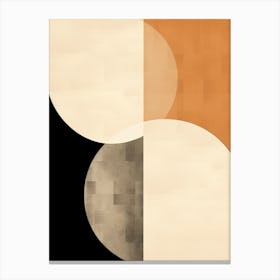 Bauhaus Odyssey: Geometric Quest Canvas Print