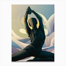 Yoga Pose 2 Canvas Print