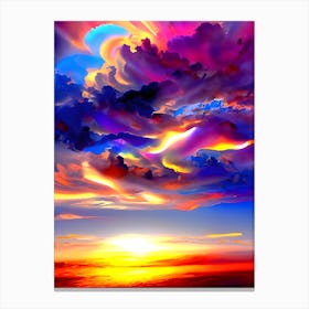 Sunset Clouds Canvas Print