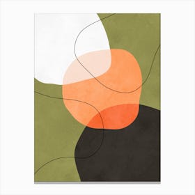 Expressive geometric harmony 5 Canvas Print