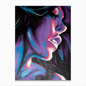 Woman'S Face Canvas Print