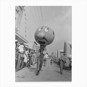 Untitled Photo, Possibly Related To Parade Of The Balloons, National Rice Festival, Crowley, Louisiana By Russell Canvas Print
