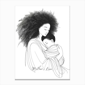 Mother's Day Mother'S Love Canvas Print