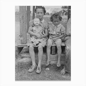 Sharecroppers Children, New Madrid County, Missouri By Russell Lee Canvas Print
