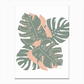 Tropical Leaves 5 Canvas Print