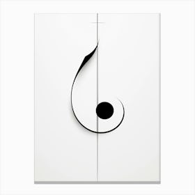 music note Canvas Print