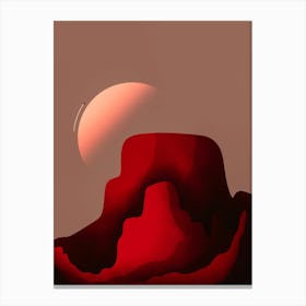 The Distant Moon Canvas Print