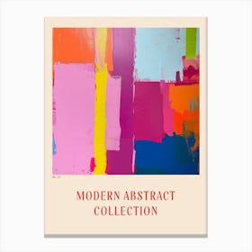 Modern Abstract Collection Poster 97 Canvas Print