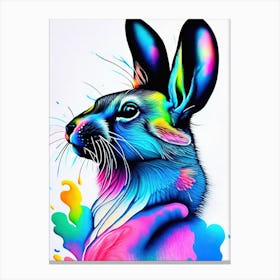 Watercolors Bunny Canvas Print