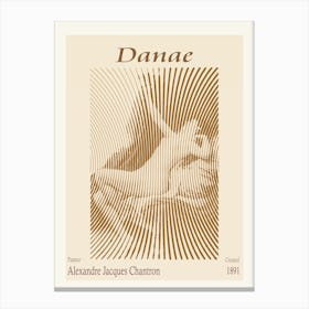 Danae – Alexandre Jacques Chantron (1891) Canvas Print