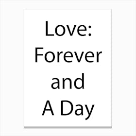 Love And Relationship Quote 6 Canvas Print