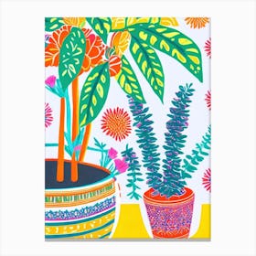 Bear’S Paw Succulent Eclectic Boho Plant Canvas Print