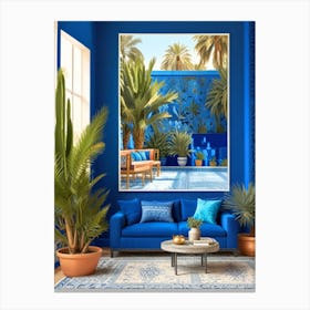 Moroccan Living Room Canvas Print