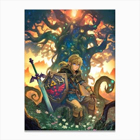 Legend Of Zelda Breath Of The Wild Canvas Print